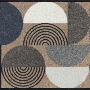 Fußmatte 50x75 Geo Rhythms beige blue