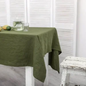 Leinen Tischdecke | Staubdicht, Verschiedene Größen, Lebhafte Farben