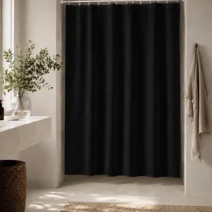 Duschvorhang 180x180 cm - Schwarz