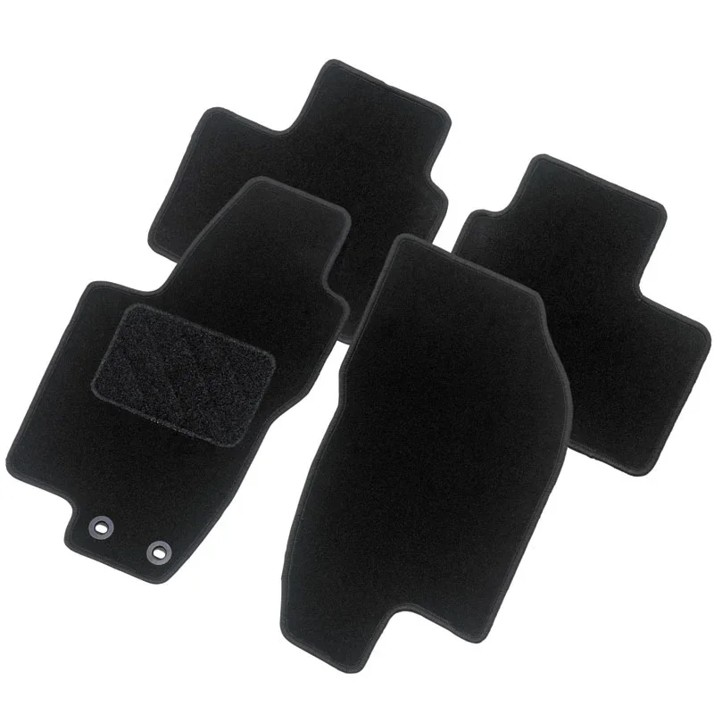 AutoStyle, Autoteppiche passend für Volkswagen Golf I 1974-1983, Textil, Schwarz