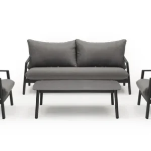 Tierra Outdoor Lounge-Set Monti Charcoal 4-teilig