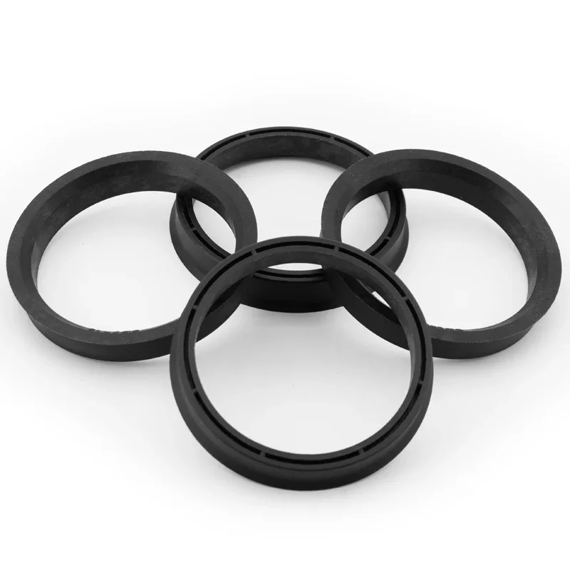TPI, Satz Radnaben-Zentrierringe - 66.5->57.1mm - Schwarz, Nylon