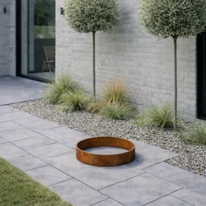 Ring für Spiegelbecken - Ø 33 Corten Rost