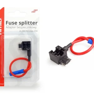 AMiO AMiO Universele Add a Zekeringhouder Micro Steekzekering 20A Splitter Adapter AMiO 1