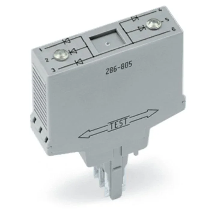 WAGO - Zubehör/Ersatzteile für Befehlsgeräte Bauteilmodul mit Diode 286-805