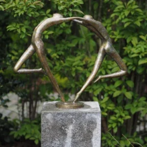 Bronzen beeld Abstract danspaar 49x69x15cm - Doika - Bronzen beeld - Doika - 5410807003664 - AN0366BR-HP