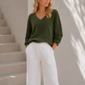 Bluse Dagmar super weiche Qualität – Army