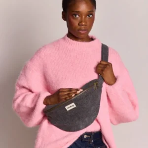 Hindbag - SASHA Bauchtasche • Denim Dunkelgrau - ROSA ECK