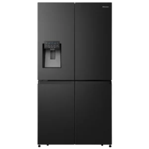 Hisense RQ760N4BFE French Door Kühl-Gefrier-Kombination Schwarz Inox