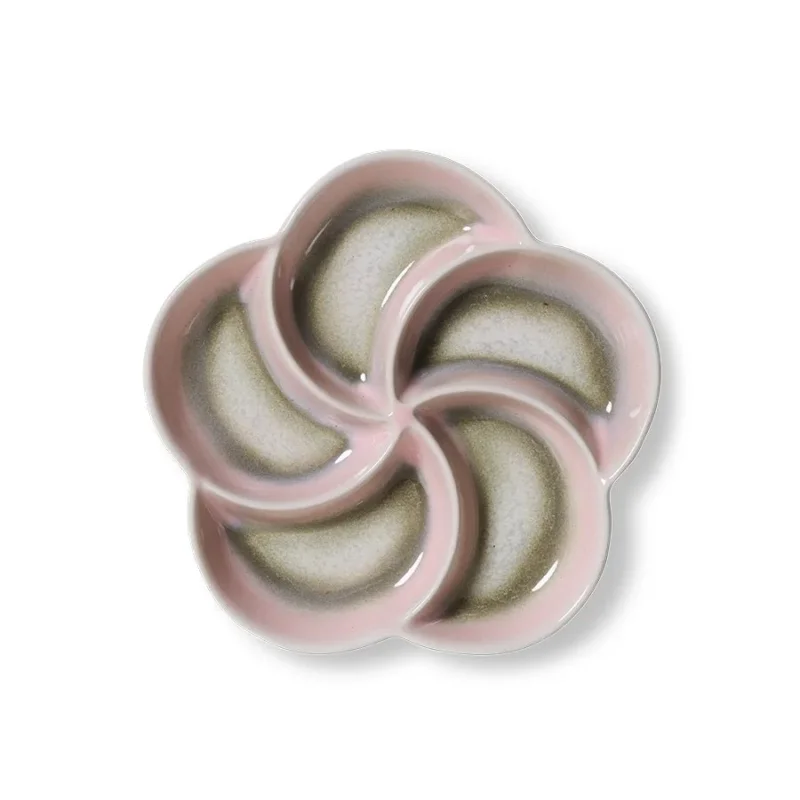 HKliving Schale Snack Tray MUSE 70s Ceramics rosa | Ø20x3cm - Sir Henrys