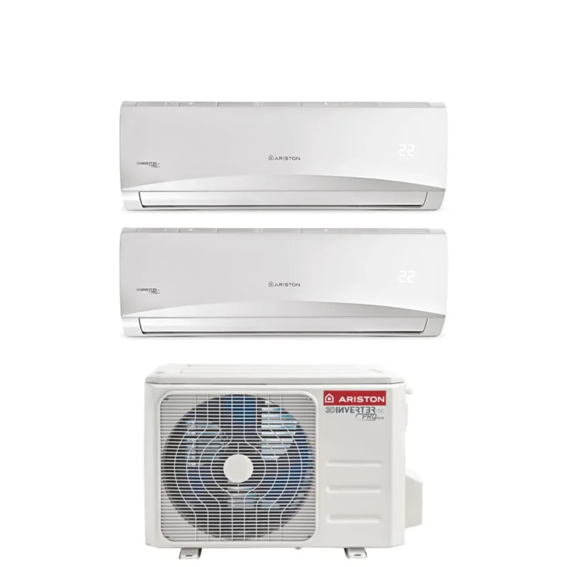 climatizzatore condizionatore dual split inverter ariston prios 9000_9000 btu r 32 wi fi optional 9_9 dual 50 xd0 o