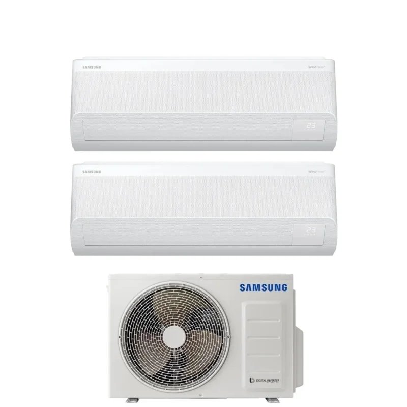 climatizzatore condizionatore dual split inverter samsung serie windfree avant 9000_12000 btu con aj050txj2kg a___ wi fi 9_12 novita