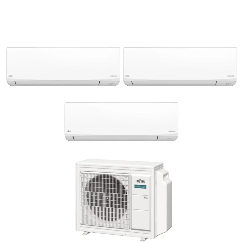 fujitsu condizionatore trial split fujitsu kj white 121212 con aoeg24kbca3 r 32 wi fi integrato