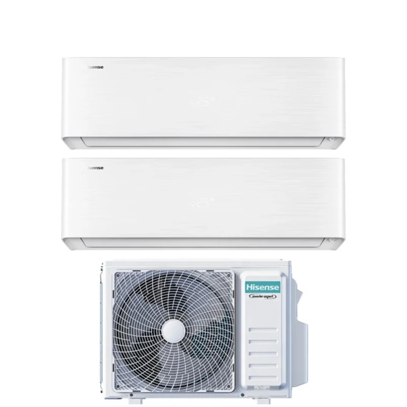 hisense condizionatore hisense dual split inverter serie energy pro x 918 con 3amw52u4rjc r 32 wi fi integrato