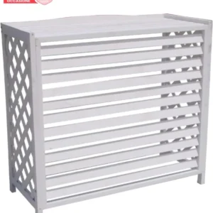 oneclima area occasione 5096 copertura copri unita esterna oneclima per condizionatore 9000 e 12000 btu in legno bianco 80x47x77