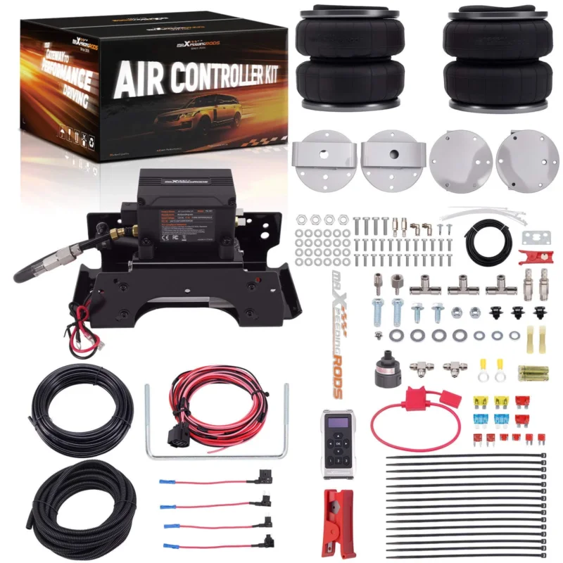 Neu Luftfeder mit Wireless Kompressor Dual Remote Kit kompatibel für Toyota Hilux 4WD 2015-