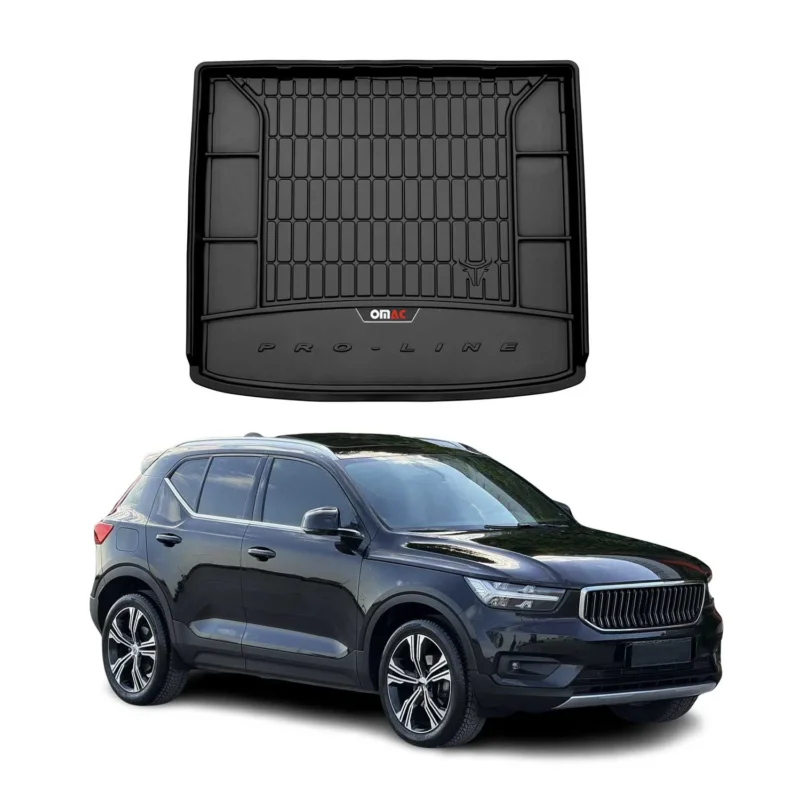 OMAC Gummi Kofferraumwanne für Volvo XC40 2018-2026 TPE Laderaumwanne Schwarz