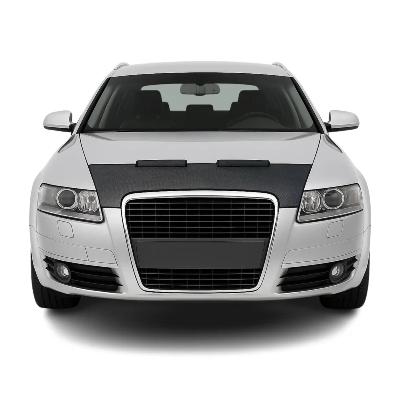 Haubenbra Steinschlagschutz Bonnet Bra für Audi A6 C6 2004-2011 Schwarz