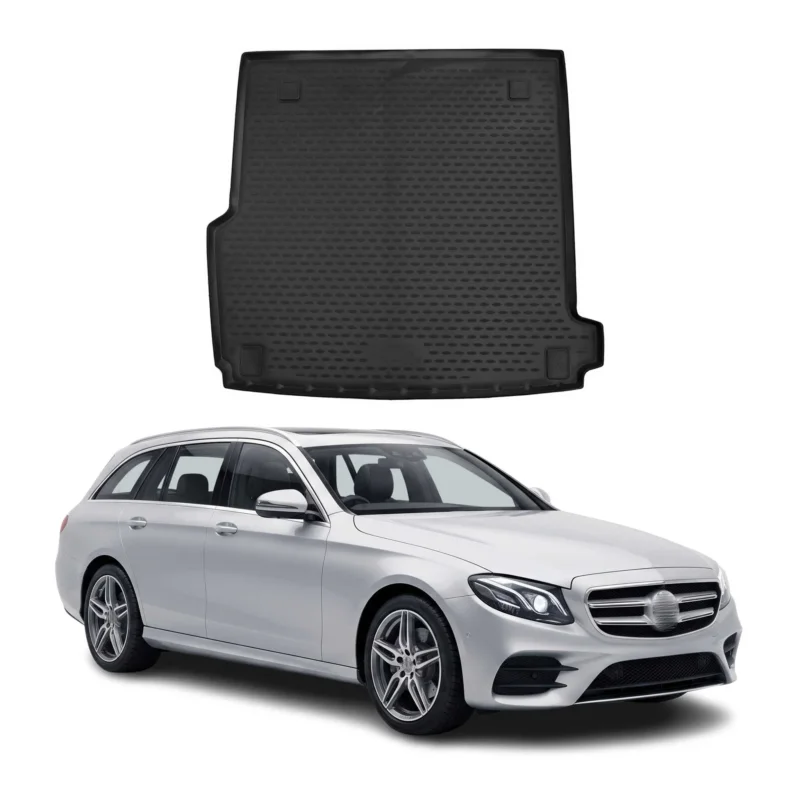 Kofferraummatte Kofferraumwanne für Mercedes E Klasse S213 Kombi 2016-2023 Gummi