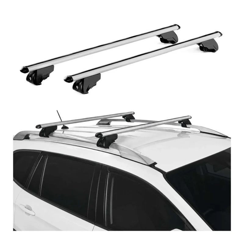 Dachträger für Honda Accord Kombi CE 1994-1997 Aluminium Grau Dachgepäckträger