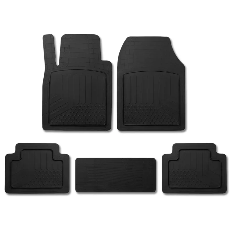 Fußmatten Gummimatten 3D Matte für Hyundai i20 Gummi Universal Schwarz 5tlg