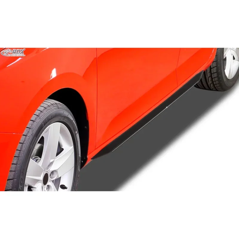 RDX Seitenschweller 'Slim' für Fiat Grande Punto 2005- ABS Schwarz 2er-Set TÜV
