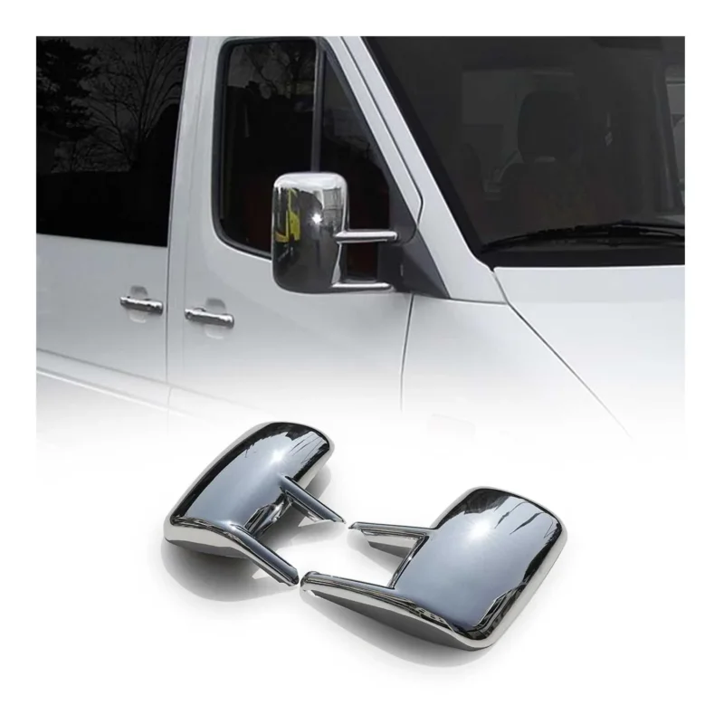 Spiegelkappen Spiegelabdeckung für Mercedes Sprinter W903 1995-2006 Chrom ABS