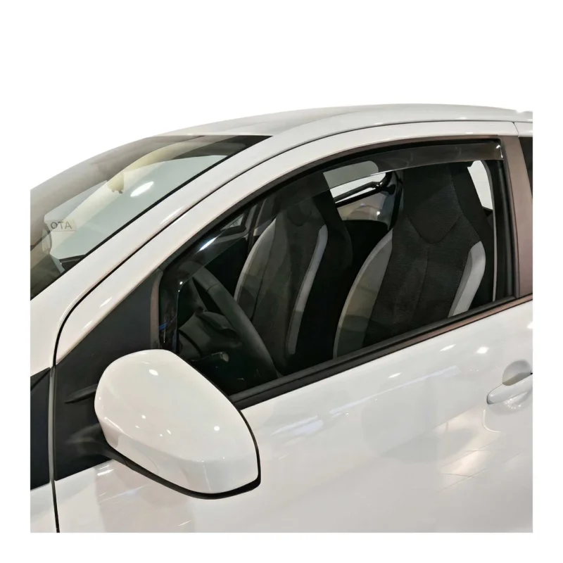 Windabweiser Regenabweiser für Toyota Aygo 2014-2024 5tür Dunkel Acryl 2tlg