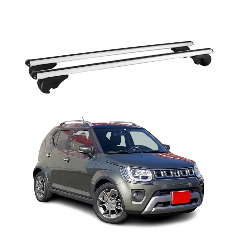 Dachträger Grundtäger für Suzuki Ignis mk2 2016-2026 75kg Aluminium Silber 2 tlg