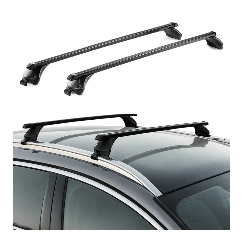 Quick Dachträger für Peugeot 508 I Kombi 2011-2018 Stahl Schwarz 2x