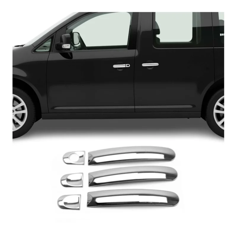 Chrom Türgriff Blende für VW Caddy 2003-2015 Edelstahl 6tlg
