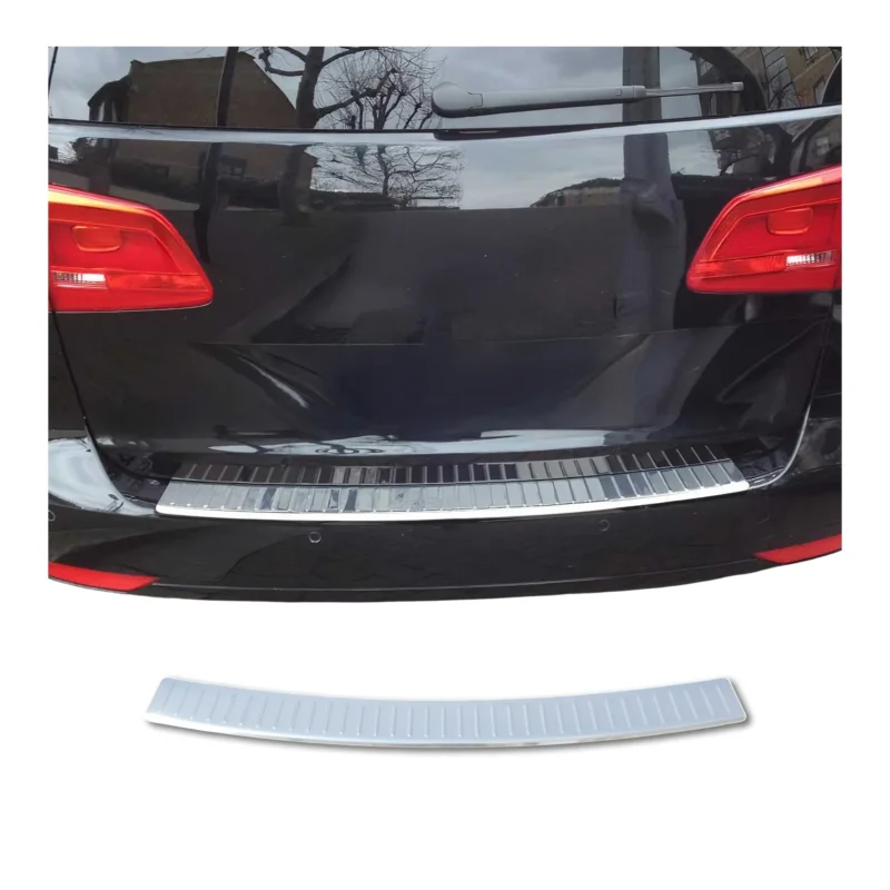 Ladekantenschutz Stoßstange für VW Touran I 2010-2015 Facelift Edelstahl Chrom