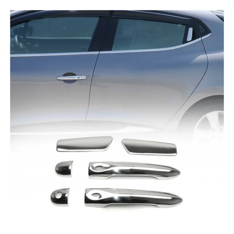 Türgriff Blende Chrom für Renault Clio 2012-2019 4-Tür Edelstahl 6x