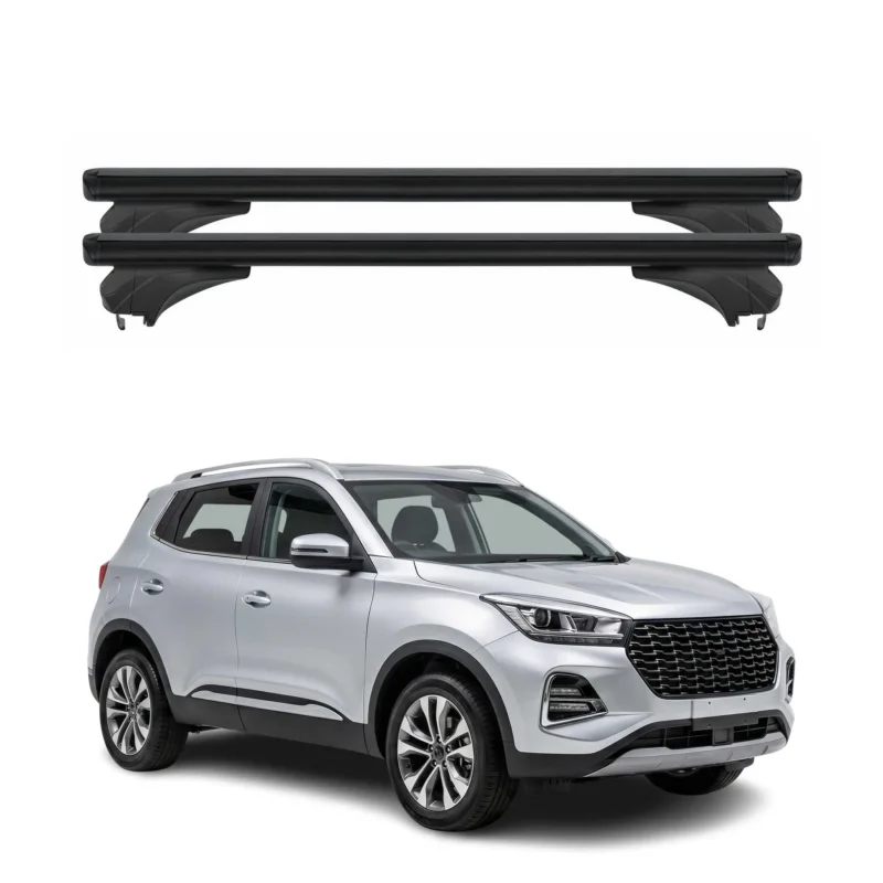 Menabo Dachträger für DR 5.0 / DR5 2024-2026 Abschließbar Aluminium Schwarz 2tlg