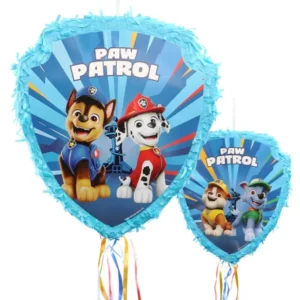 Piñata à tirer Pat'patrouille pour enfant bleue