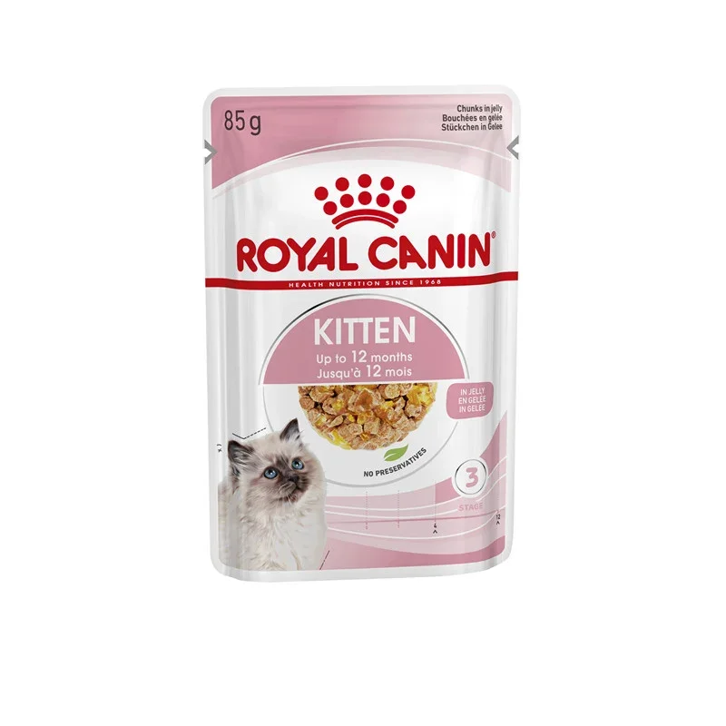 Royal Canin Kitten wet cat food in jelly pouch, 85g