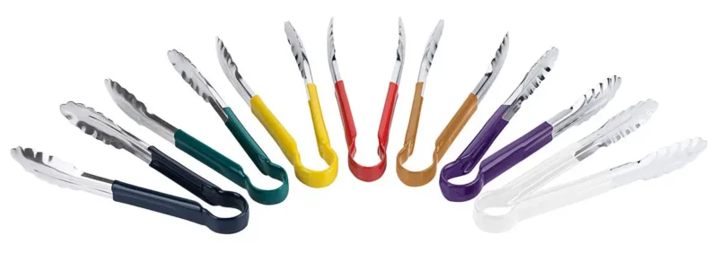 Edelstahl Küchenzange 30 cm HACCP / 7 Farben - CPGASTRO