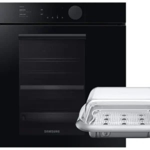 Samsung NV75T8979RK/EG Infinite Dual Cook Steam Pyrolyse Dampfbackofen Schwarz