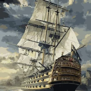 Ship at Sea - Van-Go Malen nach Zahlen Set | Karnz