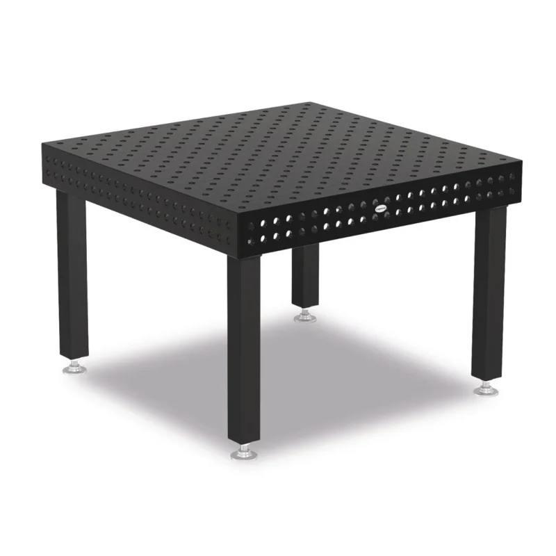 Produktansicht von Siegmund Schweißtisch 1200 x 1200 x 150 mm Professional Extreme 8.7 System 22 Plasmanitriert, Diagonalraster Höhe 700 mm
