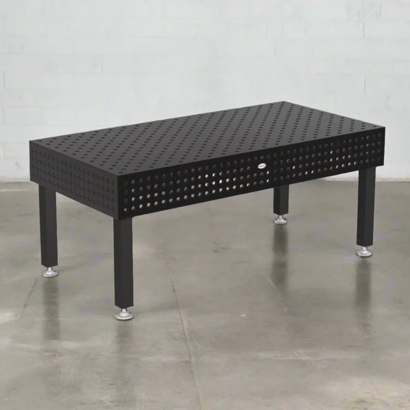 Produktansicht von Siegmund Schweißtisch 2000 x 1000 x 250 mm Professional Extreme 8.7 PLUS System 22 Plasmanitriert, Diagonalraster höhenverstellbar 500-800 mm