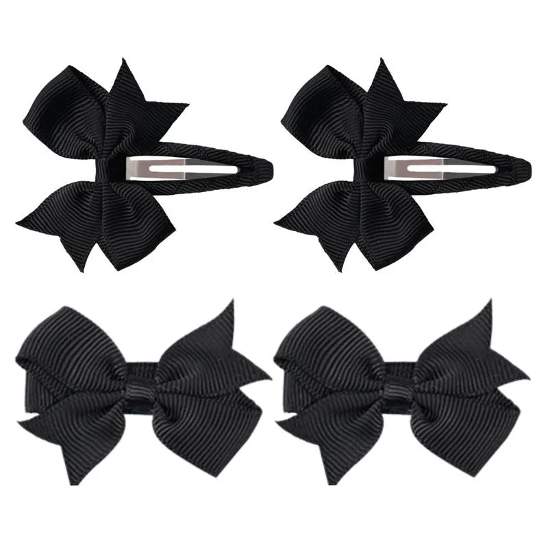 SOHO Ayla Bow Haarspangen – Schwarz – Haaraccessoires | Fashiongirl