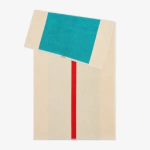 Suite702 Badetuch RED TURQUOISE gestreift | 70x140cm - Sir Henrys