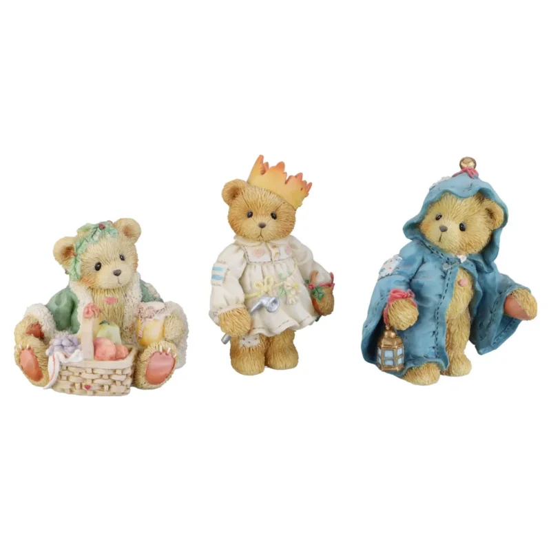 Teddy 614807 Gloria, Garland & Gabriel "I'm The Ghost Of Christmas..." Enesco Cherished Teddies mit OVP