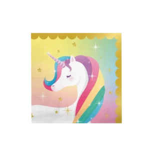 Unicorn Servetten 16cm 16st van Paper Dreams koop je bij Partywinkel