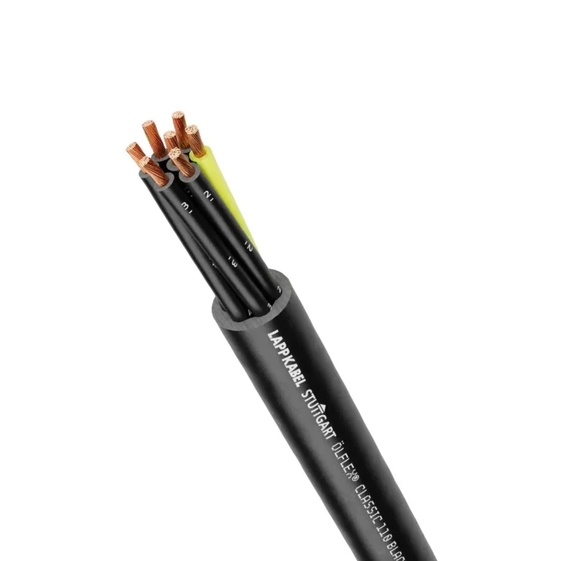 Lapp Kabel&Leitung - Energiekabel >= 1 kV, für ortsveränderlichen Einsatz ÖLFLEX CLASSIC 110 Black 1120346/50 0,6/1kV 7G2,5 − 50 Meter