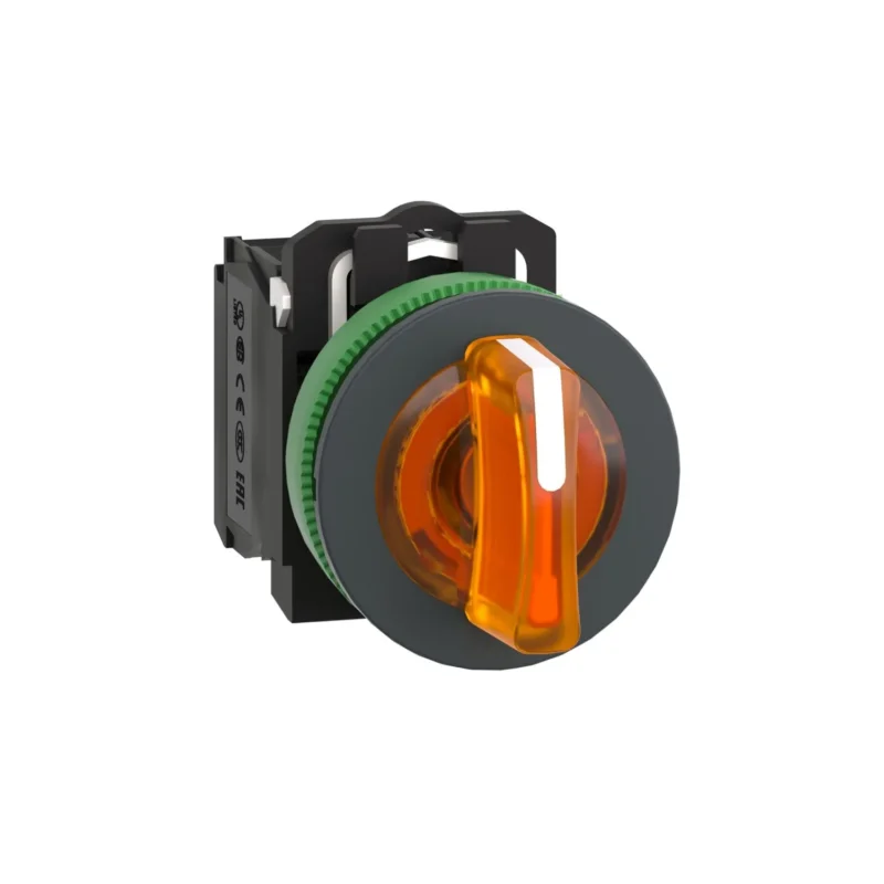 Schneider Electric - Wahlschalter, Komplettgerät Leuchtwahlschalter XB5FK135M5 or,230V,1Ö1S,3St