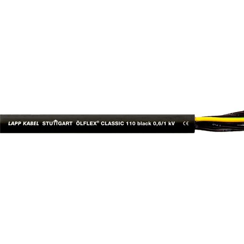 Lapp Kabel&Leitung - Energiekabel >= 1 kV, für ortsveränderlichen Einsatz ÖLFLEX CLASSIC 110 Black 1120294 0,6/1kV 34G1