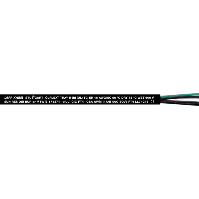 Lapp Kabel&Leitung - Energiekabel < 1 kV, für ortsveränderlichen Einsatz ÖLFLEX TRAY II 7G6 221007