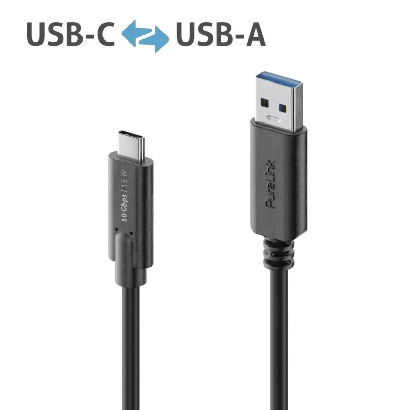 PureLink - PC-Kabel USB-C>A Kabel 0,5m IS2611-005 iSerie,3.1